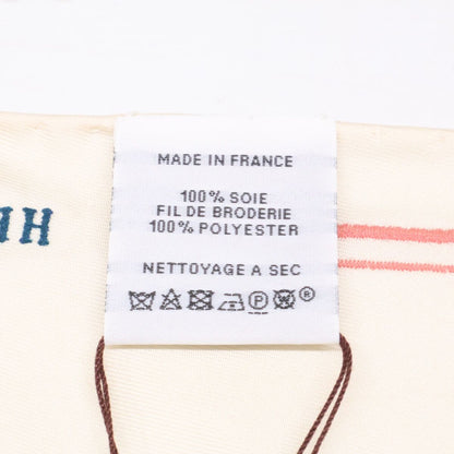Hermes 01 Pointe Brodet Twilly Block Silk Scarf — view 4