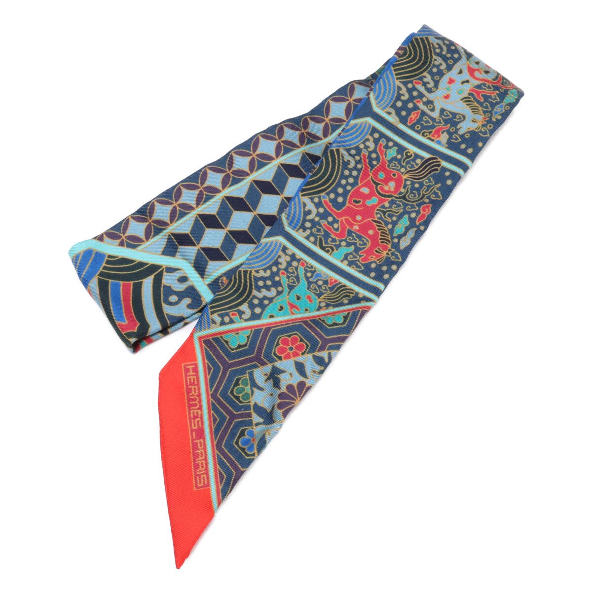 Hermes Collections Imperiales Royal Collection Silk Twilly Scarf