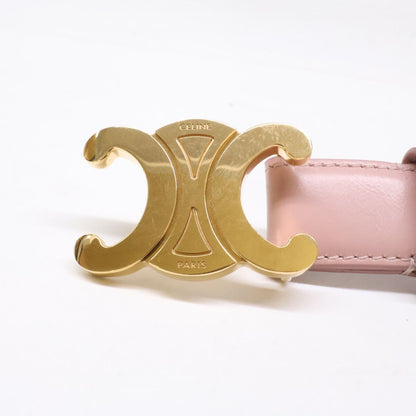 Celine Triomphe Buckle Leather 85 Belt — view 4