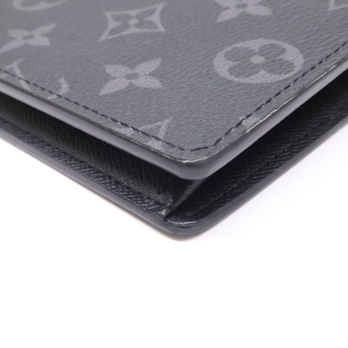 Louis Vuitton Portefeuille Brazza Monogram Eclipse Wallet — view 9