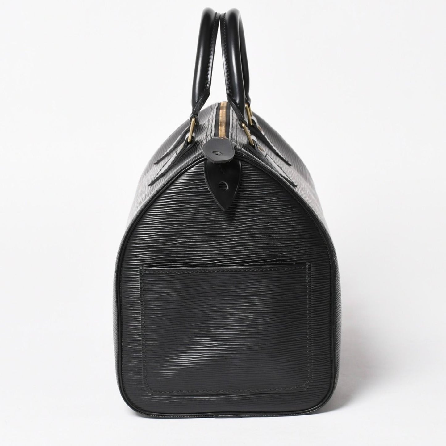 Louis Vuitton Speedy 30 Handbag Epi Leather Black Gold — view 4