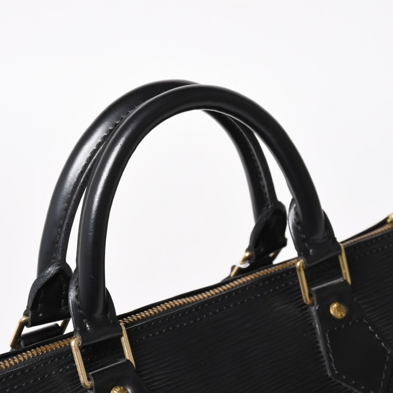 Louis Vuitton Speedy 30 Handbag Epi Leather Black Gold — view 7