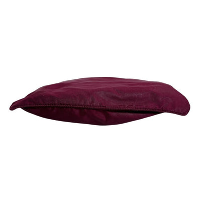 Prada Re-Nylon Cross Body Trianglelogo Shoulder Bag Wine Red — view 4