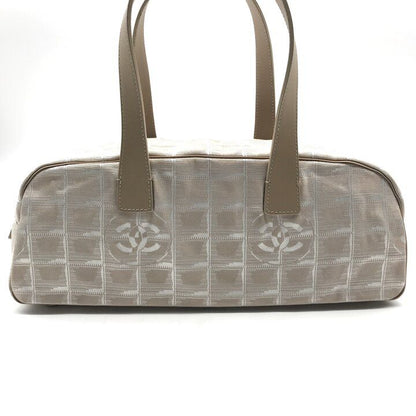 Chanel Handbag Shoulder Vintage CC Logo Beige — view 3