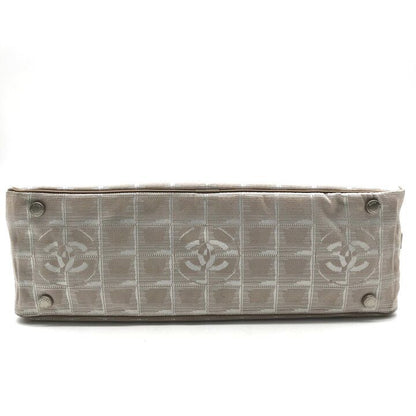 Chanel Handbag Shoulder Vintage CC Logo Beige — view 4