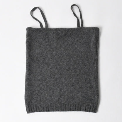 Prada Detachable Shrug Camisole Sweater Wool Ensemble Knit Set Bolero 44 — view 2