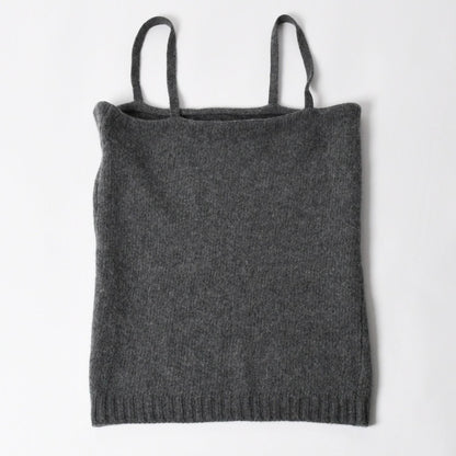 Prada Detachable Shrug Camisole Sweater Wool Ensemble Knit Set Bolero 44 — view 3