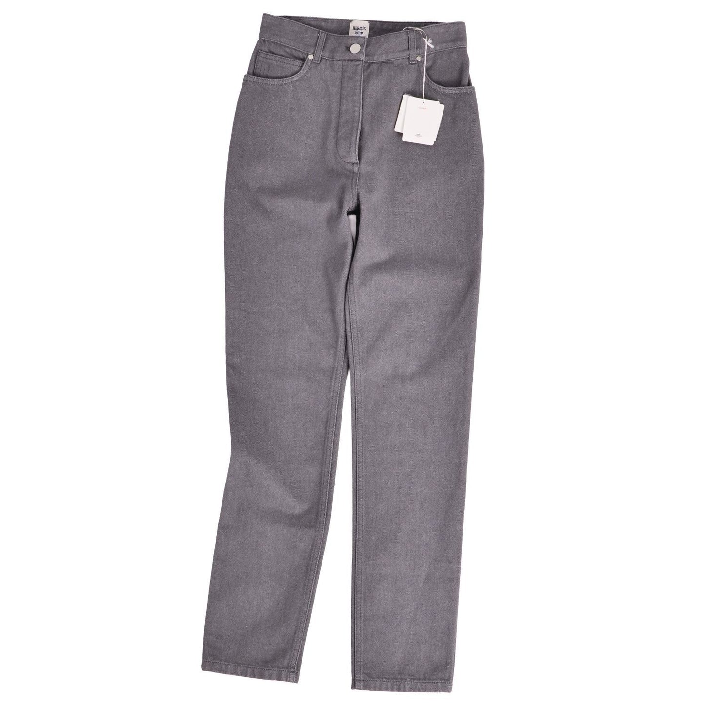 Hermes Pants Denim Series Button
