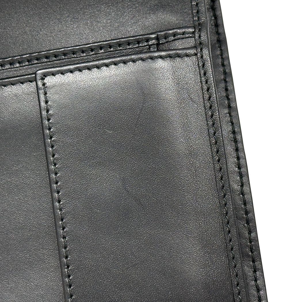 Bottega Veneta Wallet Intrecht Bifold Leather Black Case Compact Small Simple — view 8