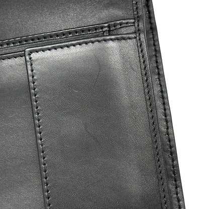 Bottega Veneta Wallet Intrecht Bifold Leather Black Case Compact Small Simple — view 8