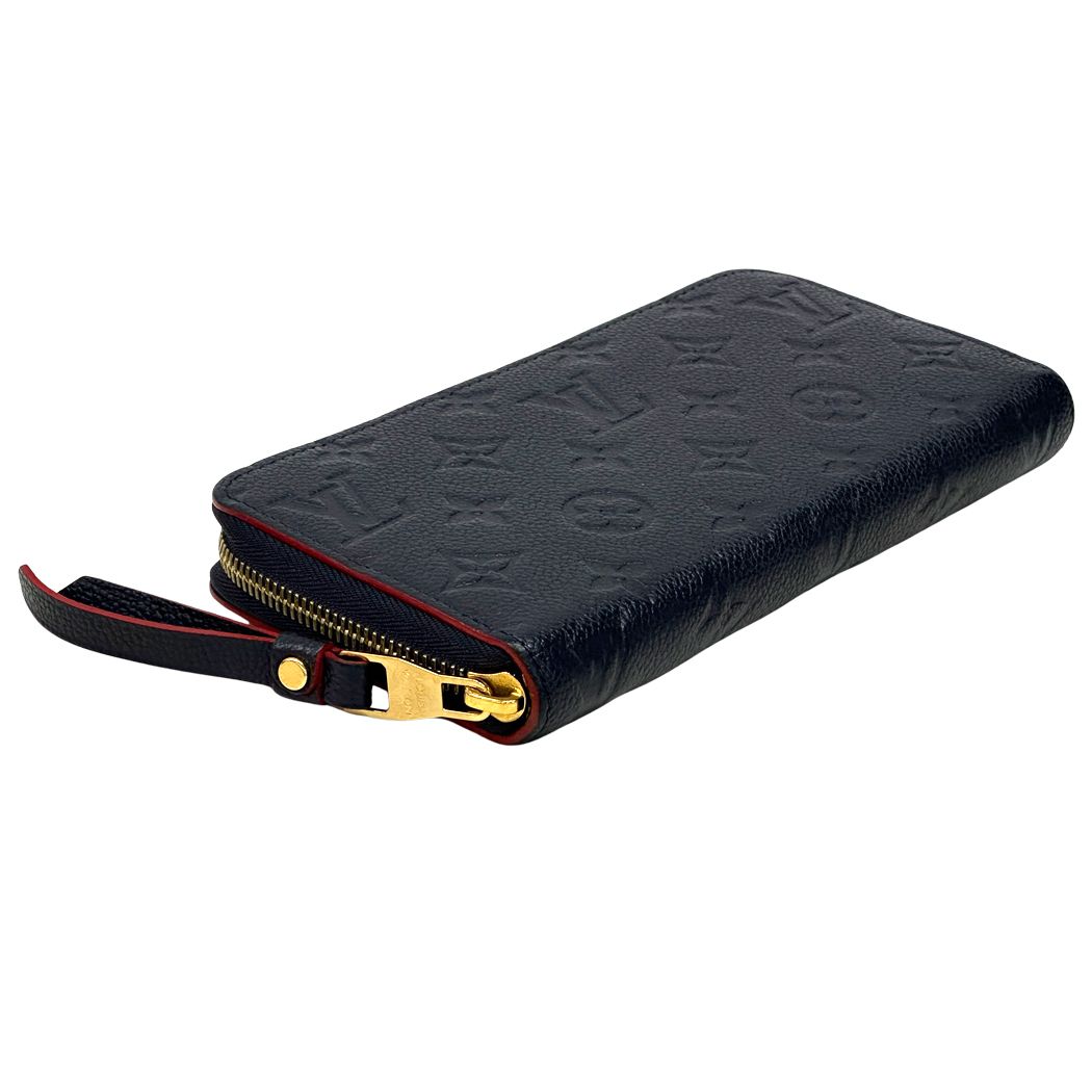 Louis Vuitton Wallet Monogram Empreinte Zippy Marine Rouge Navy Zip Around — view 3