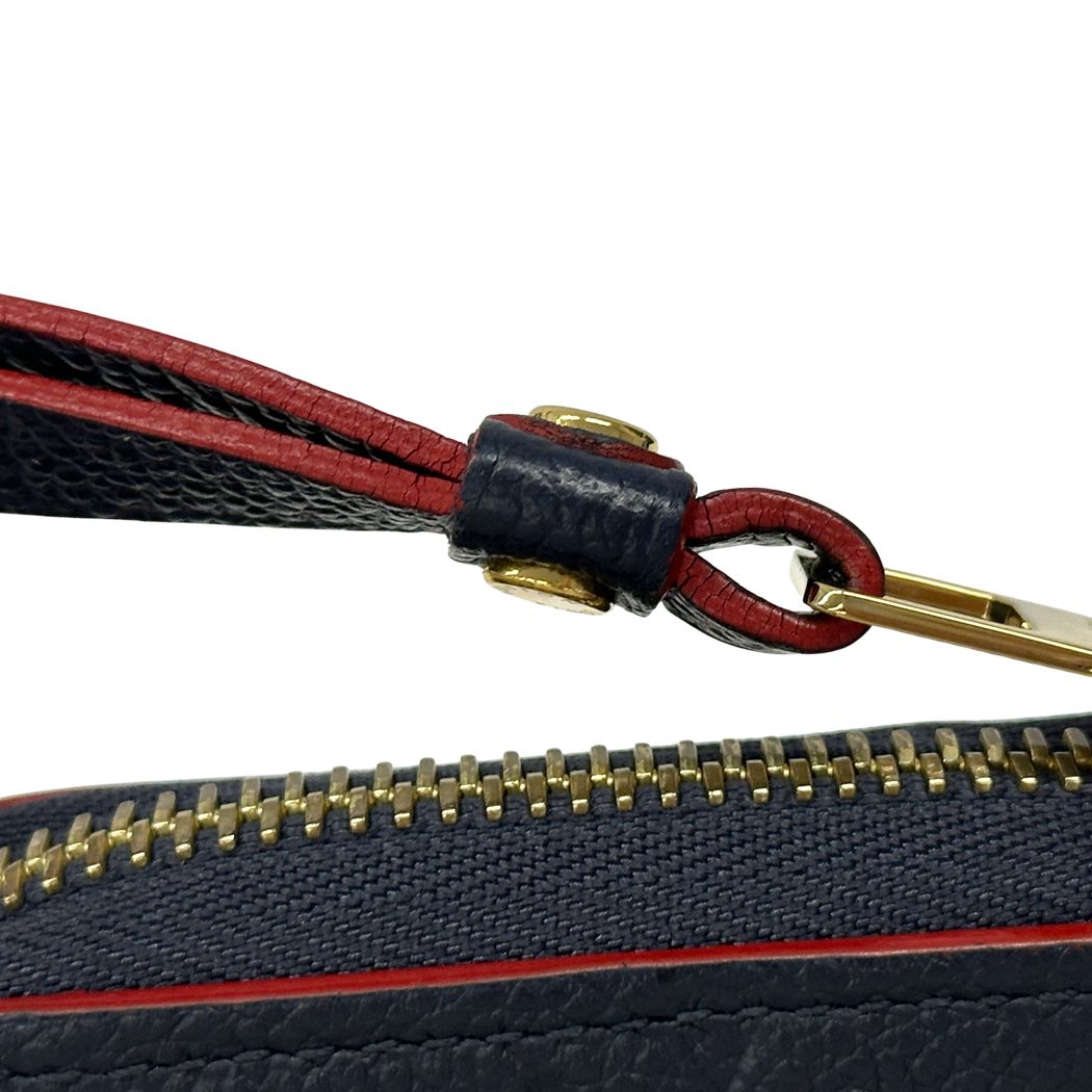 Louis Vuitton Wallet Monogram Empreinte Zippy Marine Rouge Navy Zip Around — view 9