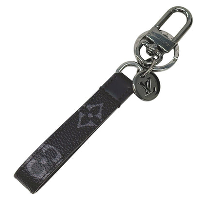 Louis Vuitton Key Holder Monogram Eclipse Key Dragonne Black Key Charm — view 2