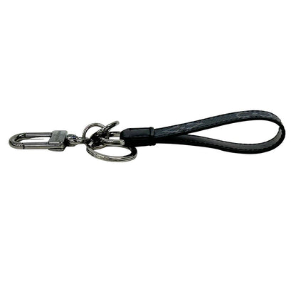 Louis Vuitton Key Holder Monogram Eclipse Key Dragonne Black Key Charm — view 3