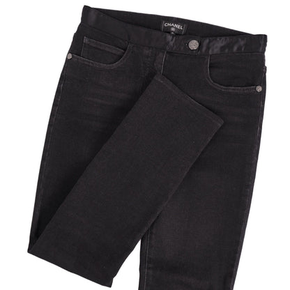 Chanel Pants Denim Cotton Strike — view 3