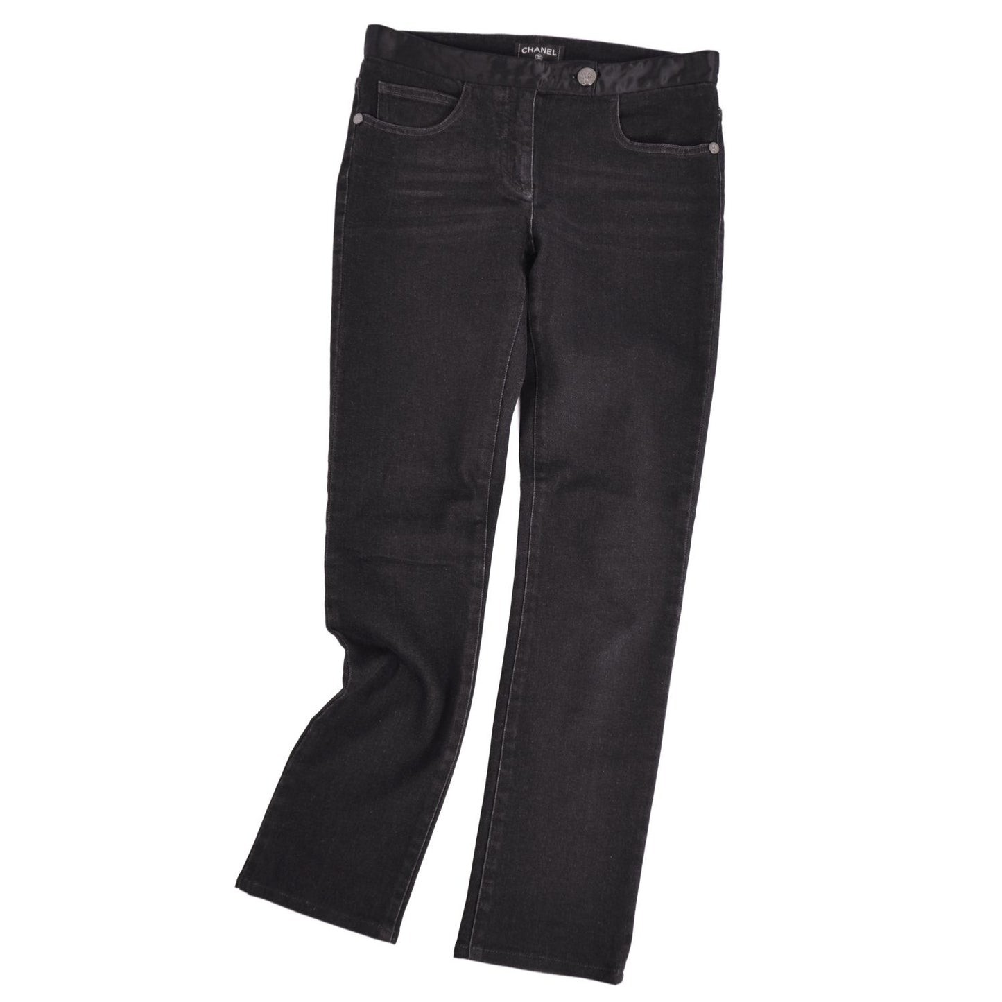 Chanel Pants Denim Cotton Strike