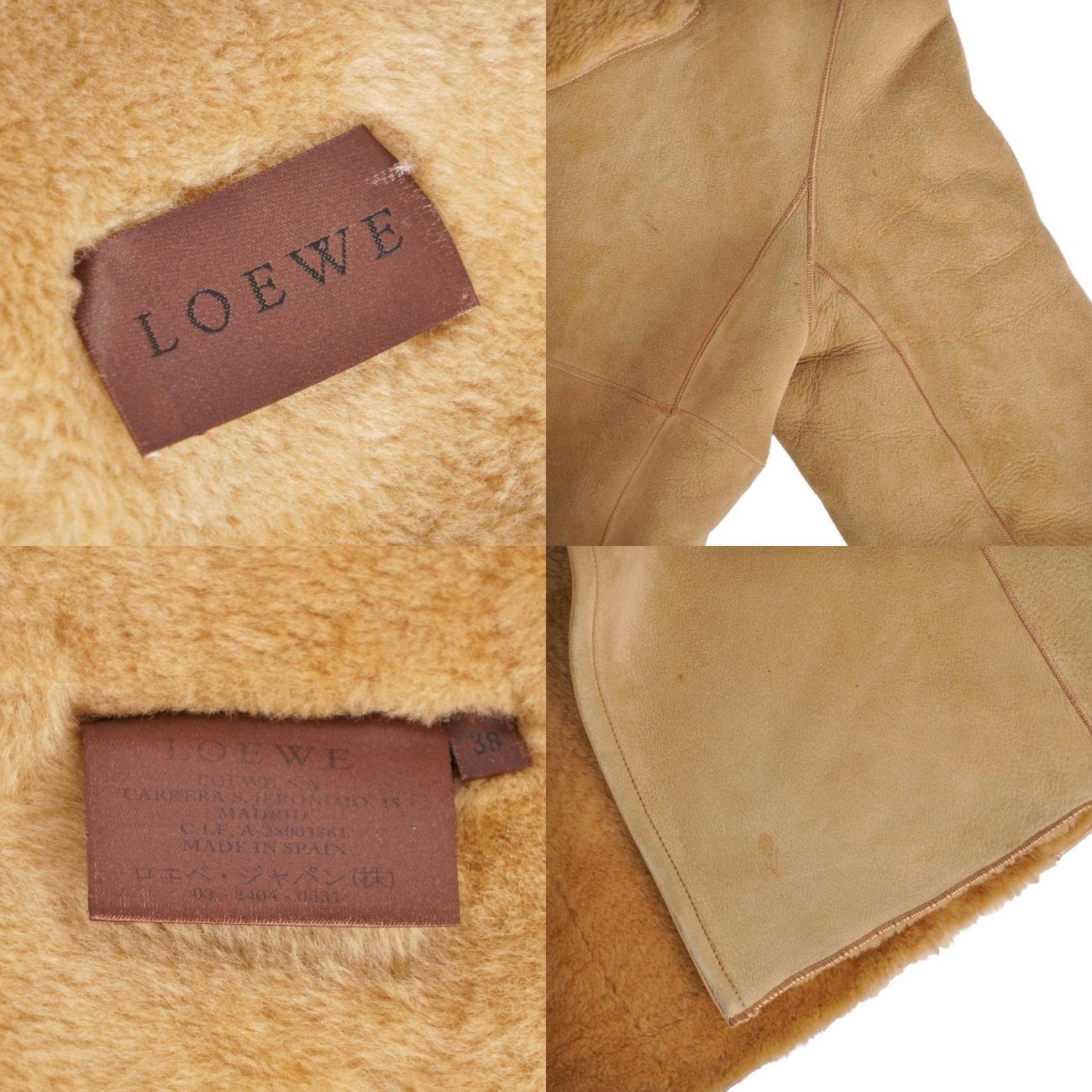 Loewe Coat Longcoat Shearling Outer — view 9
