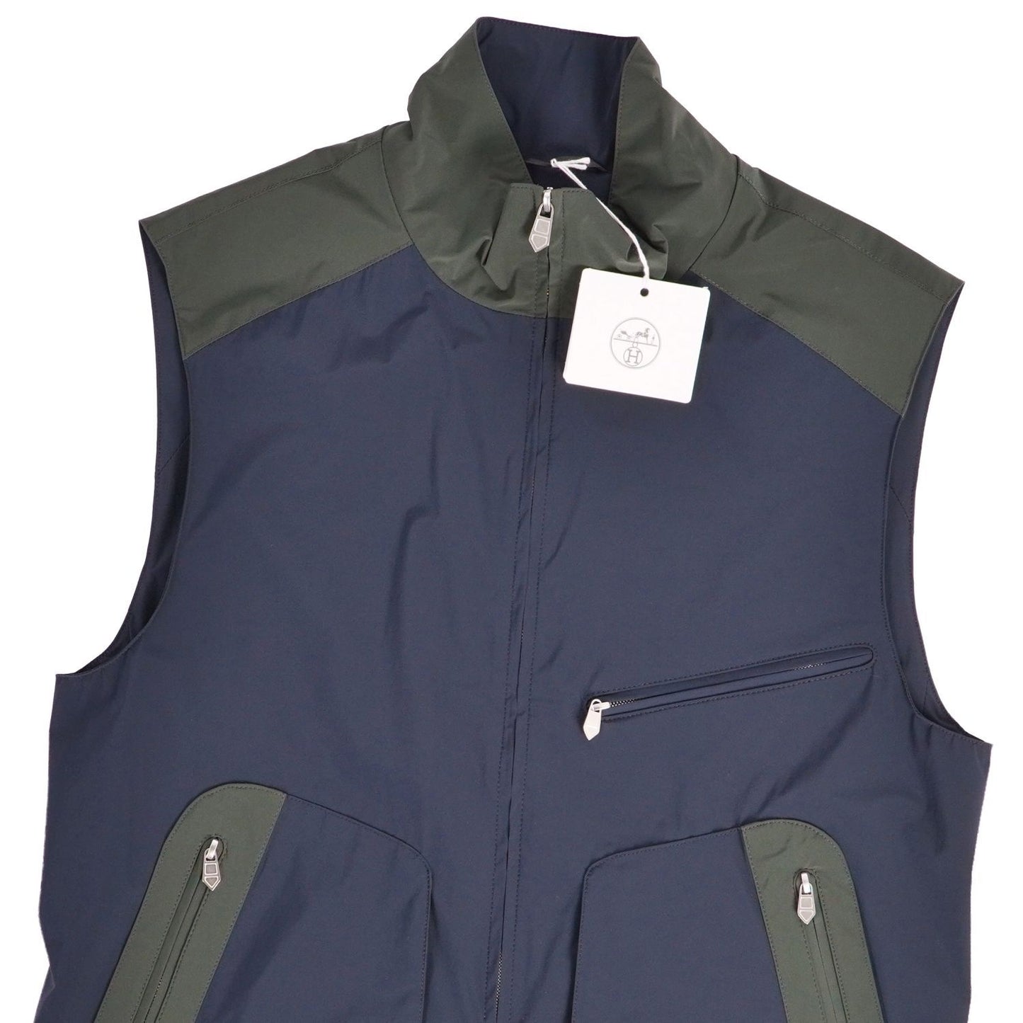 Hermes Vest Gilet Zip Up Nylon Outer — view 3