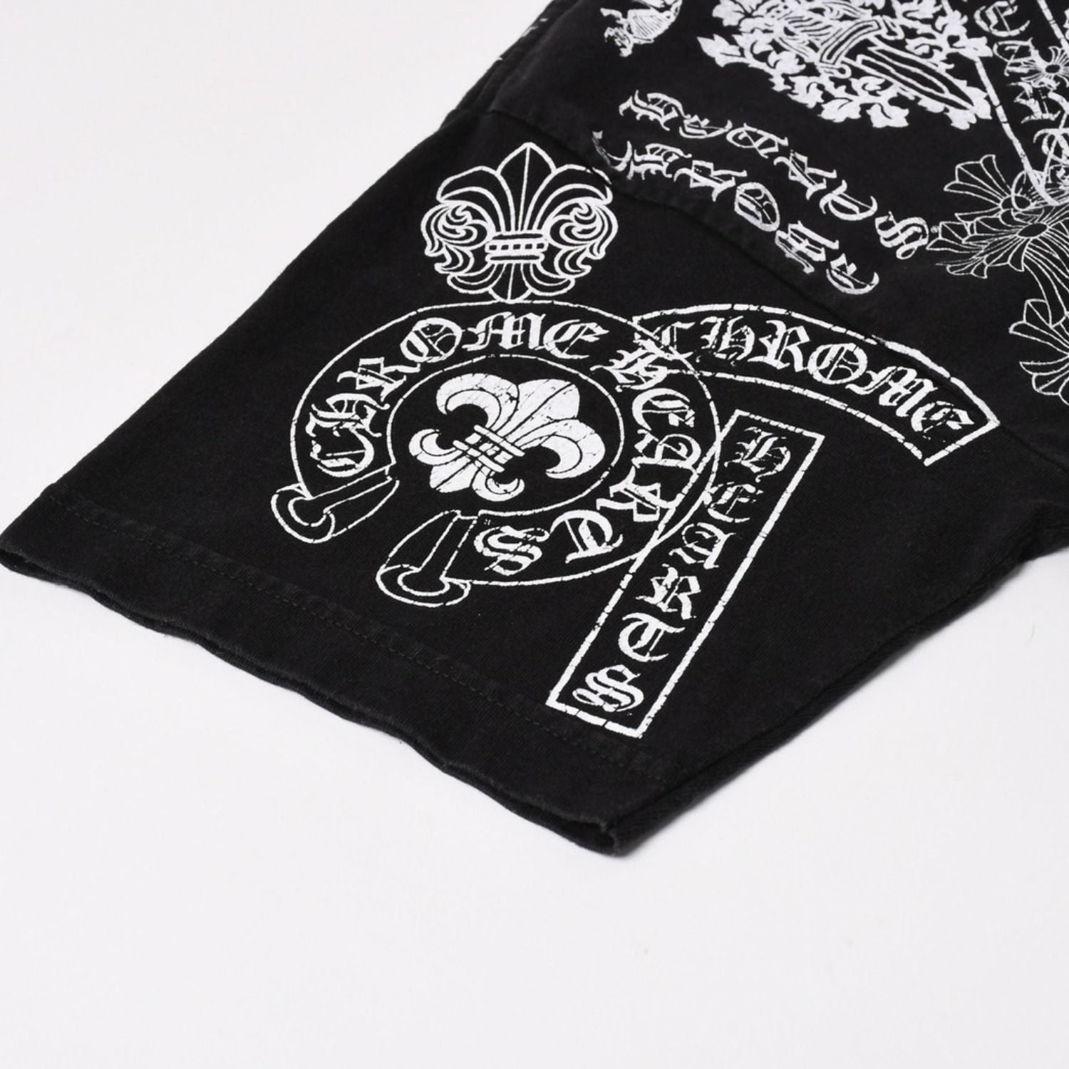 Chrome Hearts Pocket T-Shirt CH Cross Cemetery Horseshoe Dagger Star Scroll — view 7