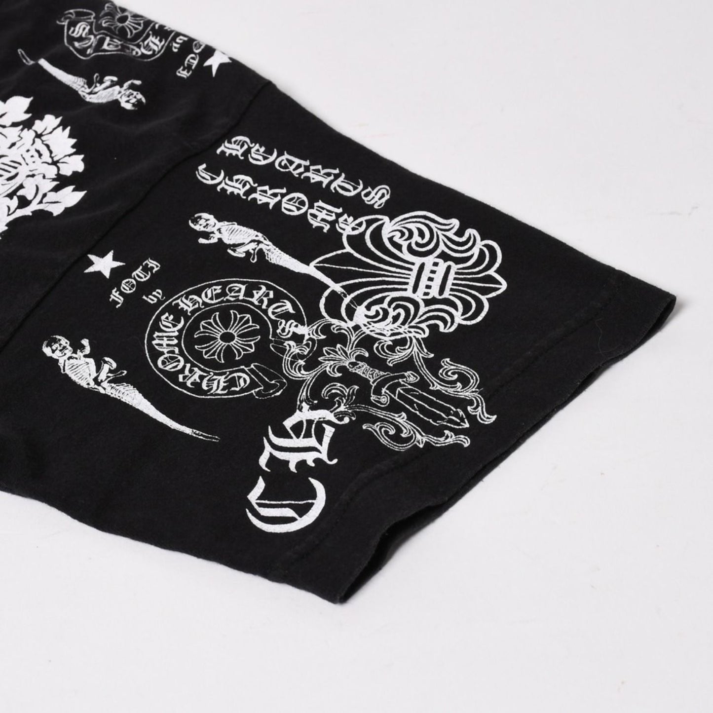 Chrome Hearts Pocket T-Shirt CH Cross Cemetery Horseshoe Dagger Star Scroll — view 6