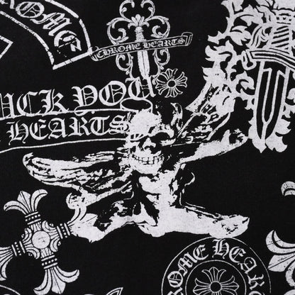 Chrome Hearts Pocket T-Shirt CH Cross Cemetery Horseshoe Dagger Star Scroll — view 8