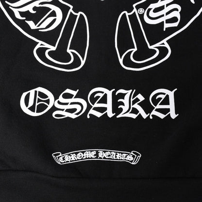 Chrome Hearts Osaka Limited Horseshoe Zip Up Hoodie Dagger Black XL — view 8