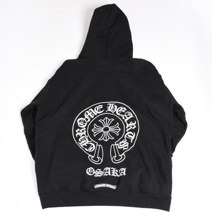 Chrome Hearts Osaka Limited Horseshoe Zip Up Hoodie Dagger Black XL — view 2