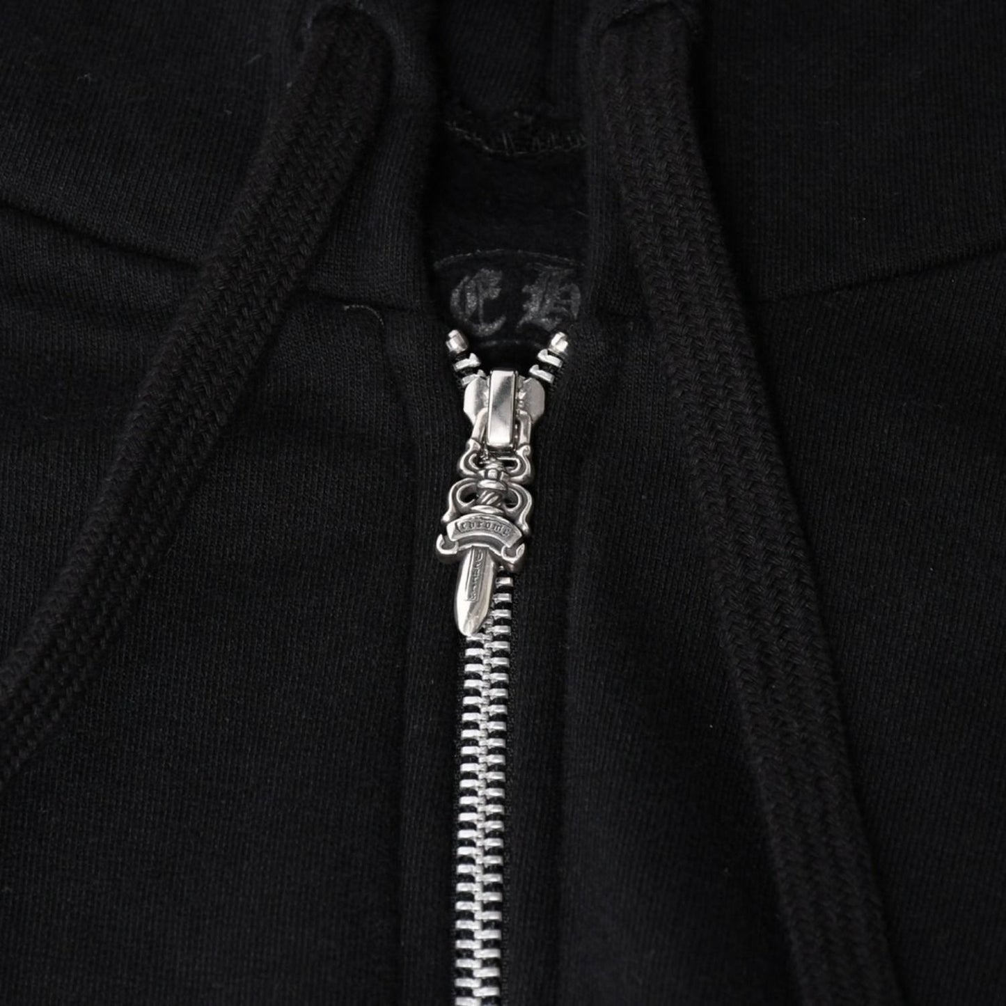 Chrome Hearts Osaka Limited Horseshoe Zip Up Hoodie Dagger Black XL — view 4