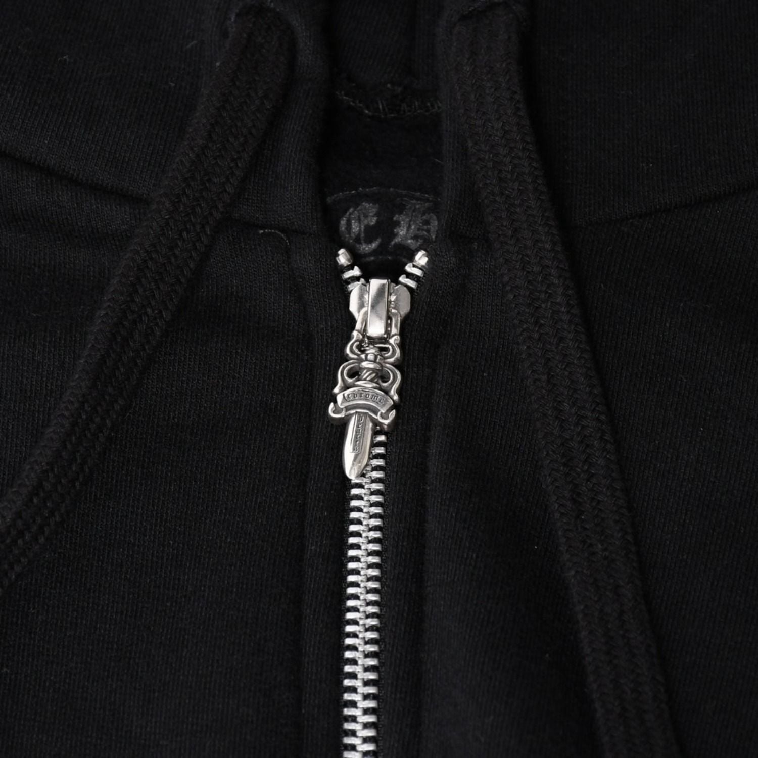 Chrome Hearts Osaka Limited Horseshoe Zip Up Hoodie Dagger Black XL — view 4