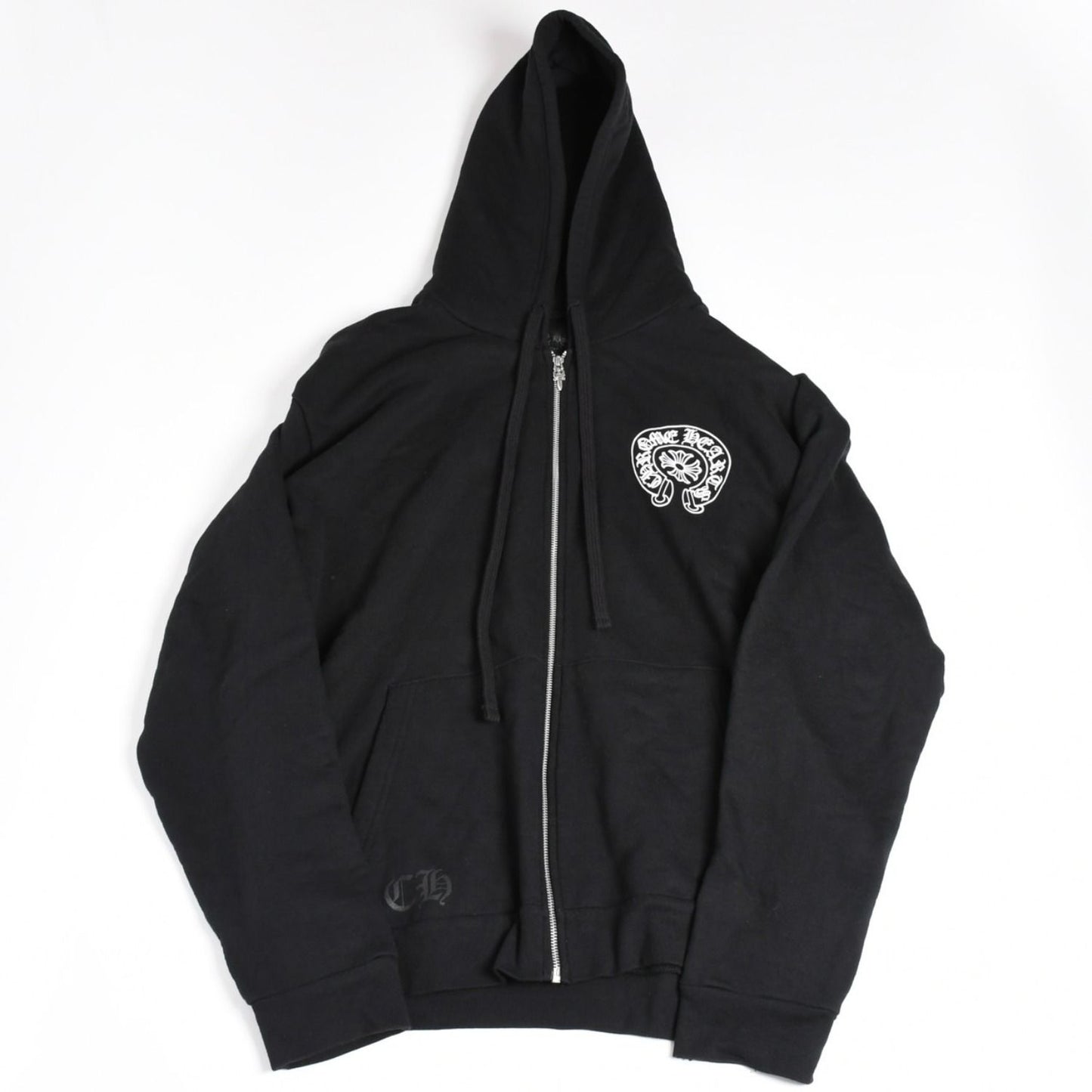 Chrome Hearts Osaka Limited Horseshoe Zip Up Hoodie Dagger Black XL