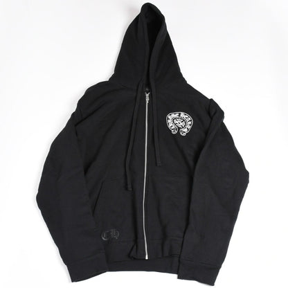 Chrome Hearts Osaka Limited Horseshoe Zip Up Hoodie Dagger Black XL