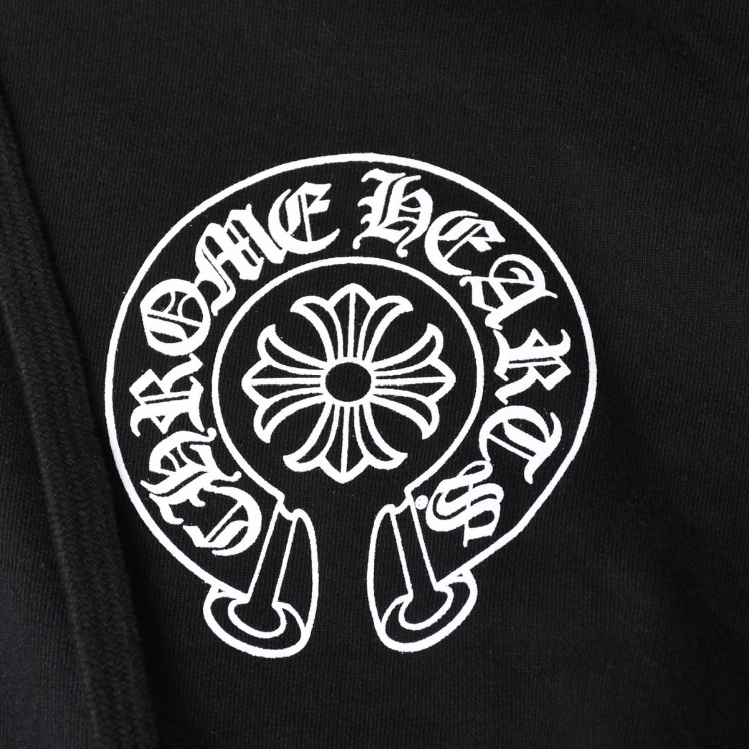 Chrome Hearts Osaka Limited Horseshoe Zip Up Hoodie Dagger Black XL — view 5