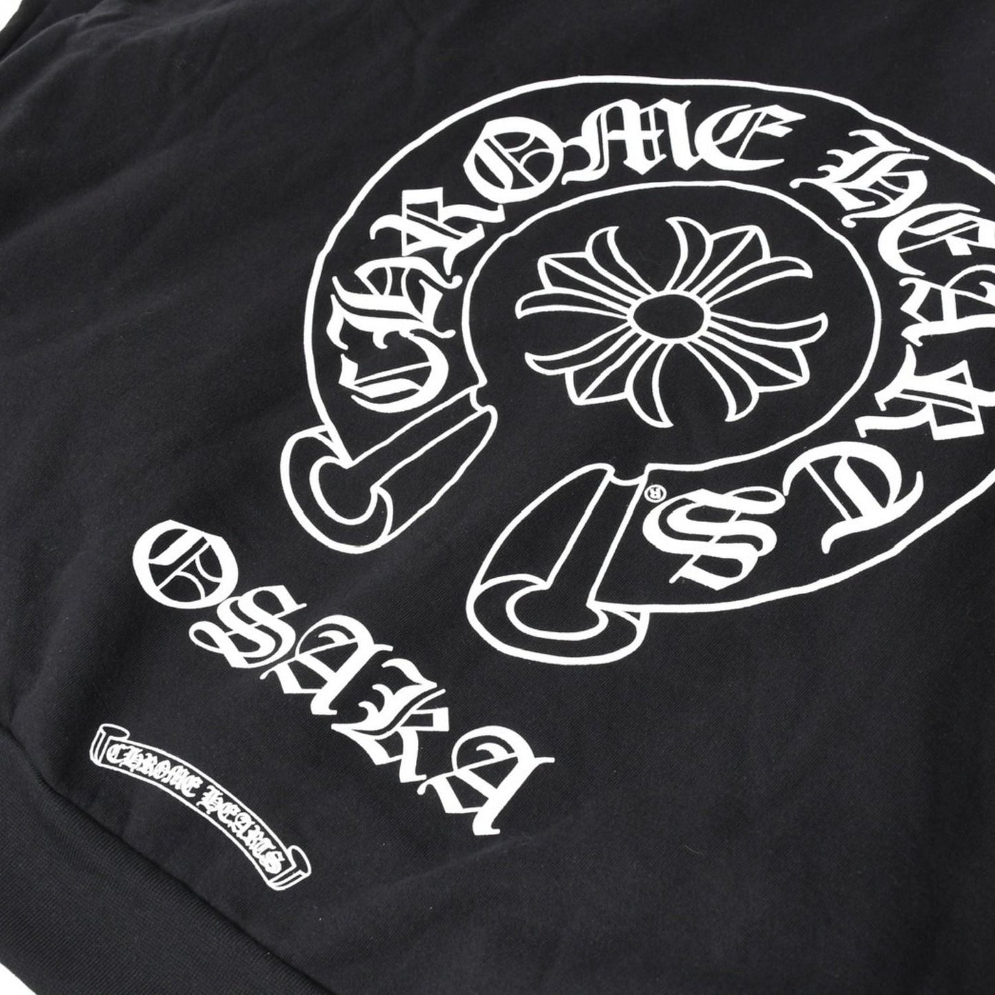 Chrome Hearts Osaka Limited Horseshoe Zip Up Hoodie Dagger Black XL — view 7