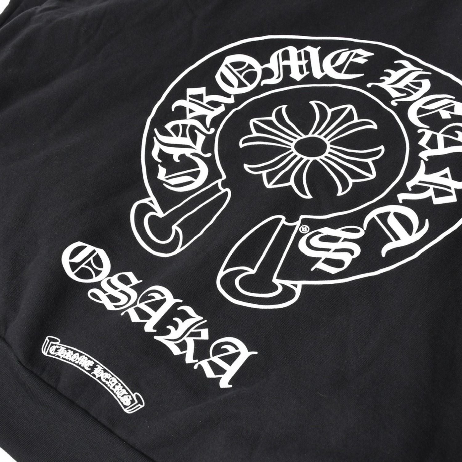 Chrome Hearts Osaka Limited Horseshoe Zip Up Hoodie Dagger Black XL — view 7
