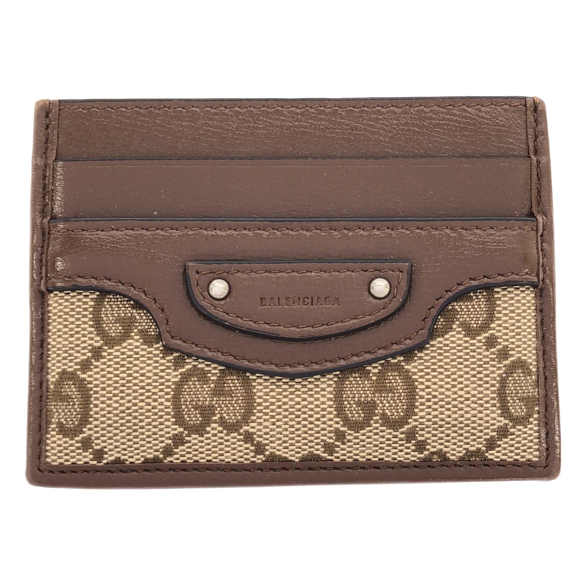 Gucci the Hacker Project Card Case Brown