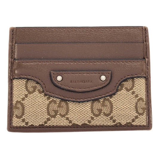 Gucci the Hacker Project Card Case Brown