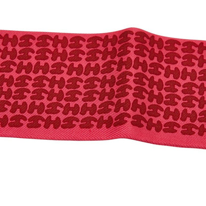 Hermes Twilly People Wearing Scarf Pink Silk — view 4