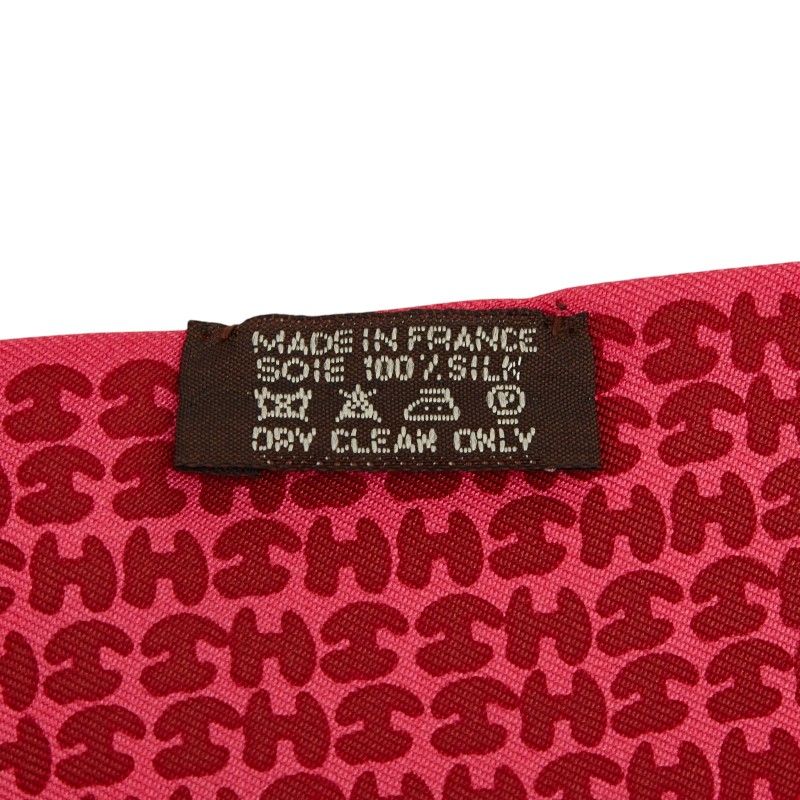Hermes Twilly People Wearing Scarf Pink Silk — view 5