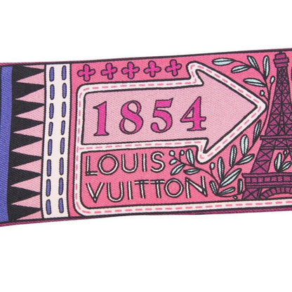 Louis Vuitton Bandeau BB Jeux de Scarf Twilly Purple Silk — view 2