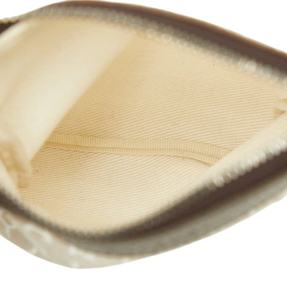 Bvlgari Logo Mania Shoulder Bag Beige Brown Canvas Leather — view 6