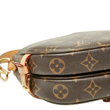 Louis Vuitton Monogram Saumur BB 2-Way Shoulder Bag Brown Leather — view 7