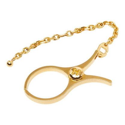 Hermes Firou Glove Holder Gold Plated Gloves