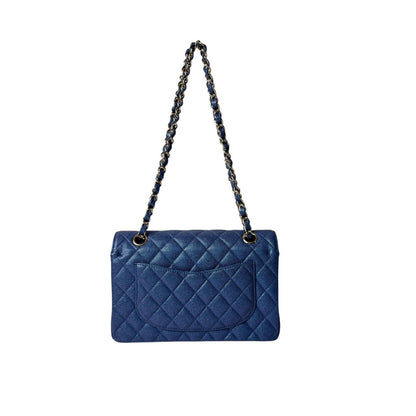 Chanel Quilted 23 Caviar Leather Double Flap Shoulder — view 4