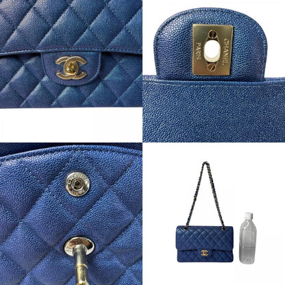 Chanel Quilted 23 Caviar Leather Double Flap Shoulder — view 8