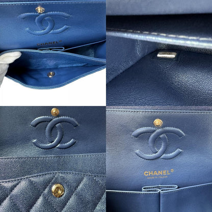 Chanel Quilted 23 Caviar Leather Double Flap Shoulder — view 7
