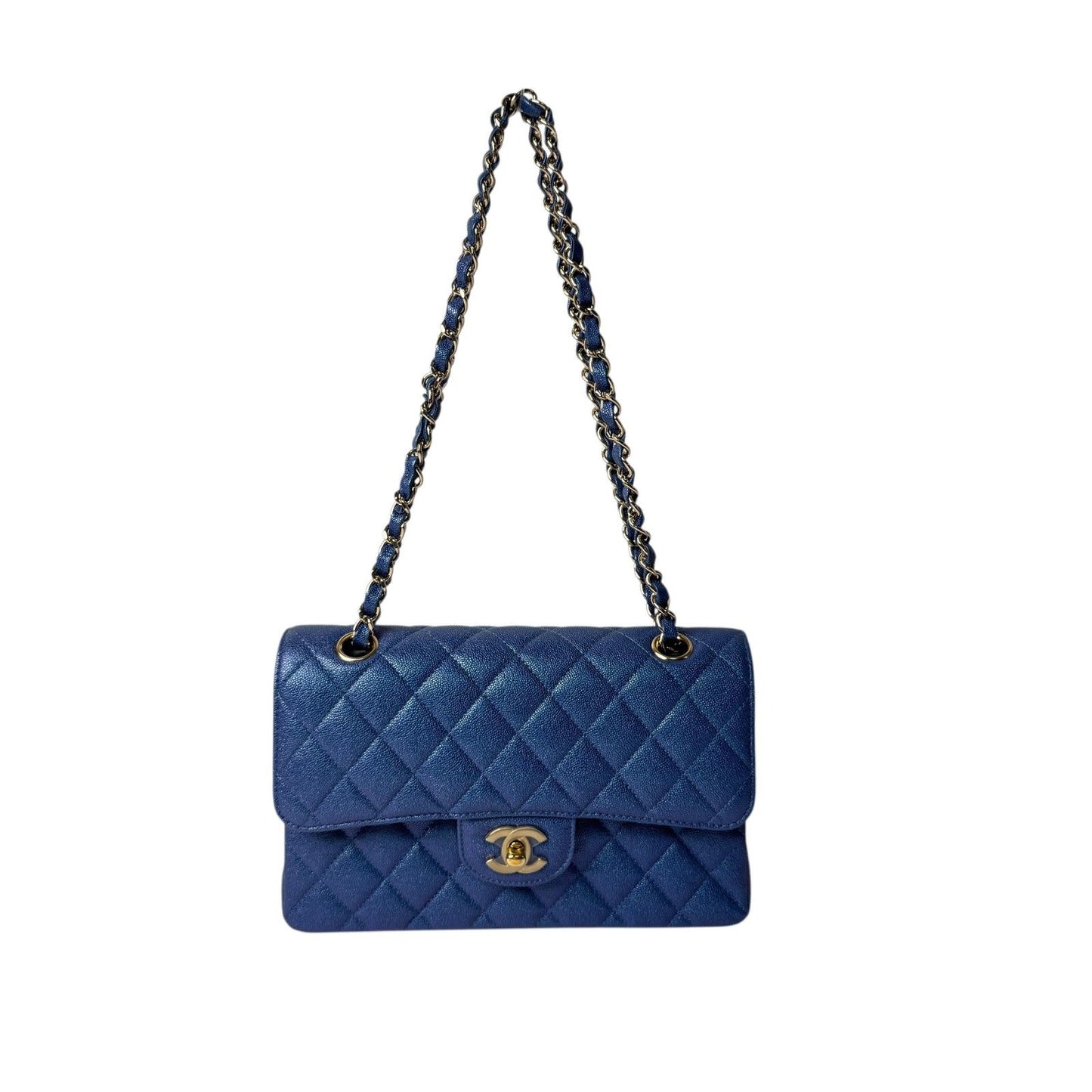 Chanel Quilted 23 Caviar Leather Double Flap Shoulder — view 3