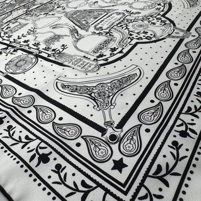 Hermes Carre 55 Armor Etriers Bandana Scarf — view 3