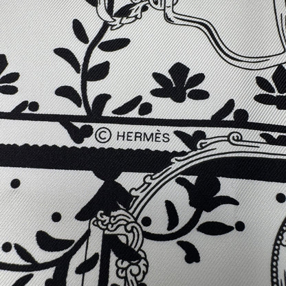 Hermes Carre 55 Armor Etriers Bandana Scarf — view 6