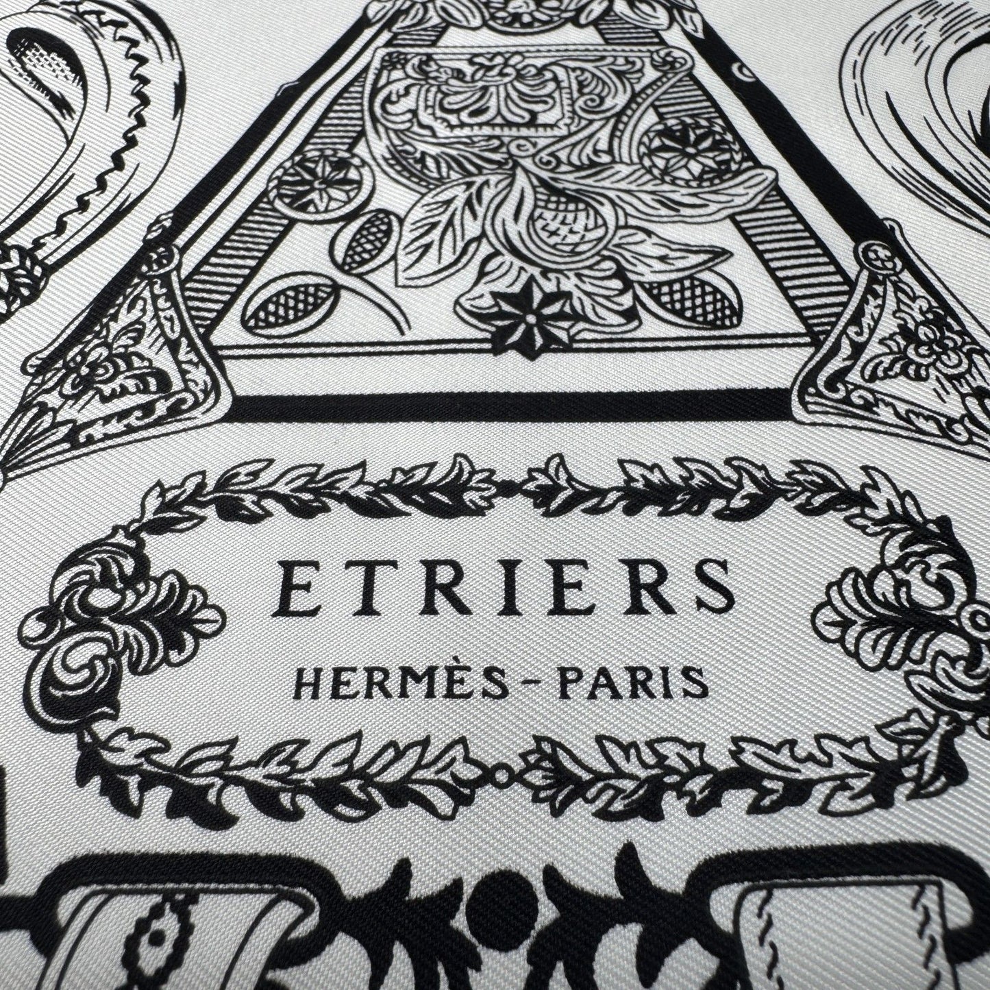Hermes Carre 55 Armor Etriers Bandana Scarf — view 4