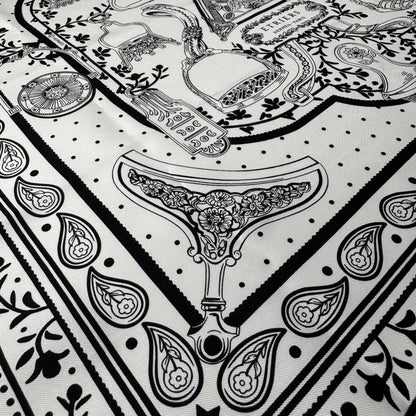 Hermes Carre 55 Armor Etriers Bandana Scarf — view 5